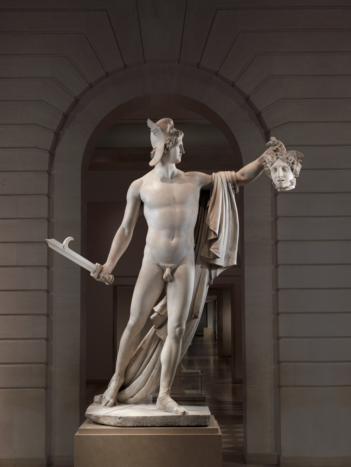 Persée, statue en marbre d'Antonio Canova