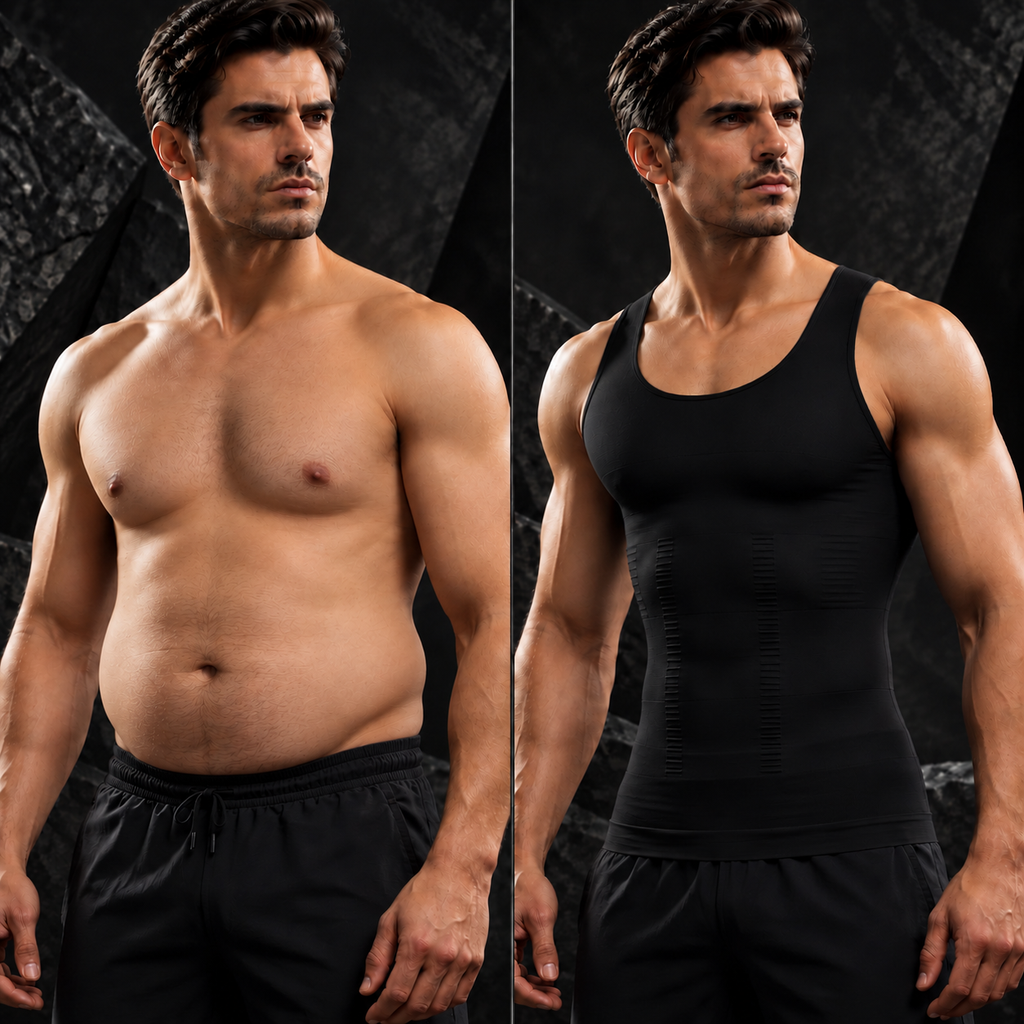 Kompressions-Tanktop – klare Silhouette